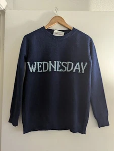 Maglione Alberta Ferretti blu mercoledì lana cashmere taglia 2 - Foto 1 di 5