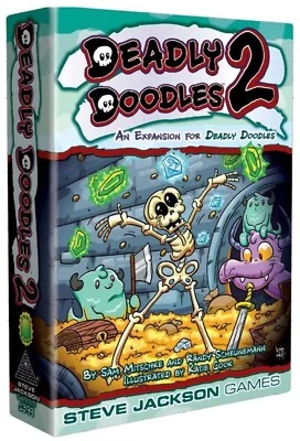 Deadly Doodles 2 EXPANSION Steve Jackson Games SJG 1399 Roll & Write Dungeon - Image 1 of 4