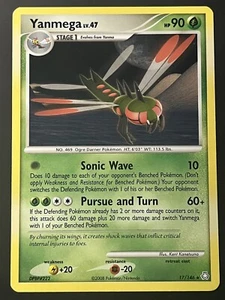 LP Yanmega 17/146 - Non Holo Rare - D&P - Legends Awakened - Pokémon Card - Picture 1 of 11