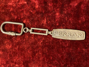 RARE VINTAGE FERRARI Key Chain : Stunning - Made ITALY - 1970's !