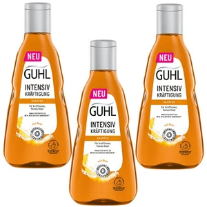 3x 250ml Guhl Intensive Strengthening Shampoo Beer for Limp Fine Hair - Picture 1 of 3