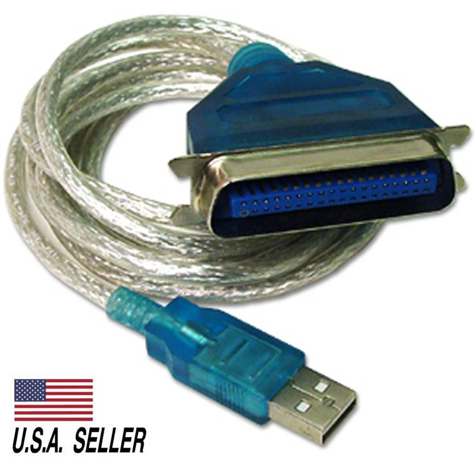 USB to PRINTER IEEE 1284 Centronic Parallel Port 36-pin Cable Adapter -US Seller - Image 1 of 1