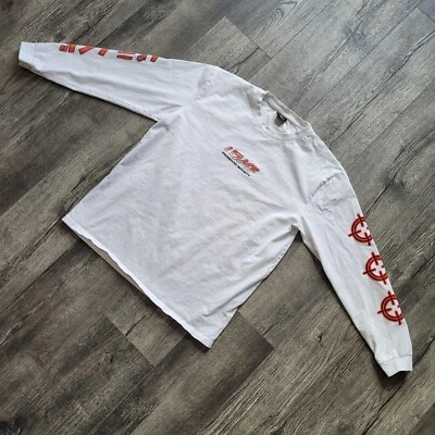 Paranoid Society Japanese Anime Manga White Long Sleeve Cotton Shirt Size Medium - Image 1 of 4