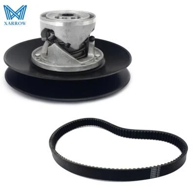 Secondary Driven Clutch & Drive Belt for EZGO 2 Cycle Gas Golf Cart 1976-1988 Foto 1 de 4