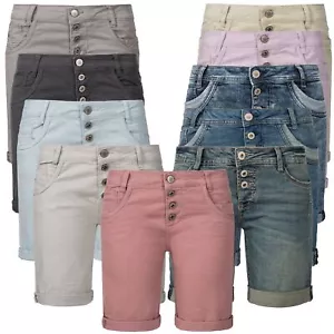 Sublevel Damen Denim Bermuda Chino Stretch Shorts Bequeme Kurze Hose XS-XXL - Bild 1 von 79