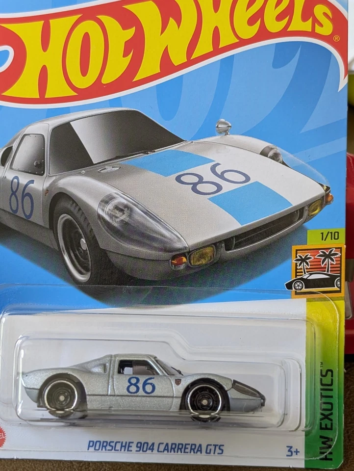Porsche 904 Carrera GTS #158 plateado Hot Wheels 2024 Foto 1 de 1