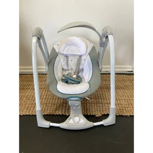 Ingenuity ConvertMe 2-in-1 Compact Portable Baby Swing 2 Seat - Picture 1 of 4