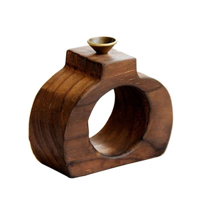 Incenso cono cono di riflotto incenso Burner Burner in legno Burner di incenso - Immagine 1 di 4