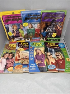 Mary-Kate & Ashley Books, 7 Books, Two Of A Kind & New Adventures Of Series - Foto 1 di 16