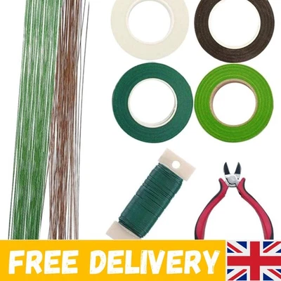 Versatile Floral Arrangement Tools with Cutter, Tape & Wires Set for Florists - Image 1 of 4