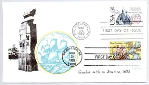 #2036 Tratado de Amistad de Estados Unidos y Suecia y #C117 COMBO DE SELLOS NUEVOS DE SUECIA FDC - Imagen 1 de 1