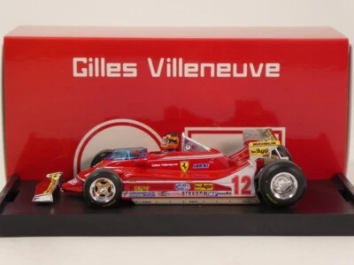 Brumm Ferrari 312 T4 #12 Gilles Villeneuve GP Monaco 1979 1/43 R514-CHUP24 - Immagine 1 di 2