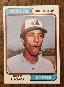 Pepe Frias Montreal Expos Kurzstop Topps 1974 Karte #468 - Bild 1 von 2