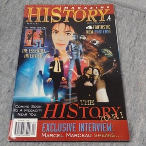 HIStory Magazine UK #4 MICHAEL JACKSON HIStory Tour, 4 Posters (2 with 4 faces) - Picture 1 of 13