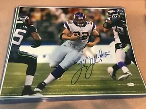 Autographed TOBY GERHART 16X20 Minnesota Vikings Photo JSA - Picture 1 of 1