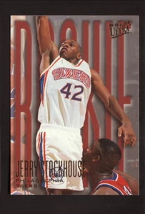 Jerry Stackhouse Rookie Card--Philadelphia 76ers--1995-96 Fleer Ultra Basketball - Picture 1 of 2