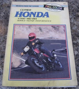 Used CLYMER Service Repair Maintenance Manual 1983-1984 HONDA VT500 Singles - Picture 1 of 3