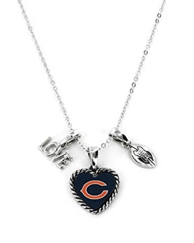 Chicago Bears Inspired Charm Necklace or Bracelet Cover