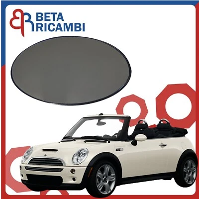 Vetro Specchietto Mini Cooper R52 Piastra Specchio Sinistro Sx Guida Termico - Immagine 1 di 4