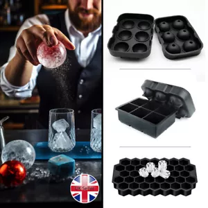 Silikon Wachs Eiswürfel Kugel Form Maker Quadratisch Saftig Form Gefrierschrank Blöcke - Bild 1 von 16