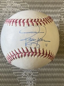 JACQUE JONES MINNESOTA TWINS/CHICAGO CUBS FIRMADO AUTOMÁTICO BÉISBOL DE LAS GRANDES LIGAS - Imagen 1 de 4
