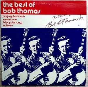 SIGNED HEAR Indianapolis KEYBOARD BANJO BLUEGRASS Best of Bob Thomas LP Indiana - Picture 1 of 3