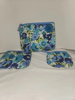 Bolsas organizadoras de viaje Vera Bradley de 3 piezas flores de arándanos Foto 1 de 4