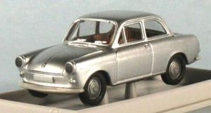 BREKINA Volkswagen 1500 2-Door (Silver) 1/87 HO Scale Plastic Model NEW RARE! - Picture 1 of 3