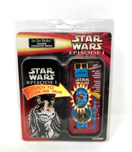 Star Wars Episode 1 Jar Jar Binks Talking Character Watch Sealed/Rare Nelsonic - Picture 1 of 3