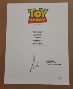TIM ALLEN SIGNED AUTOGRAPH TOY STORY FULL SCRIPT JSA PROOF - Picture 1 of 3