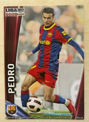 Nº19 PEDRO RODRÍGUEZ, BARCELONA  - CROMO FÚTBOL FICHAS LIGA 2011-2012 MUNDICROMO - Imagen 1 de 2