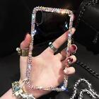 For Various Phone Diamond +Chain Bling Glitter Fashion Luxury Women Case Cover