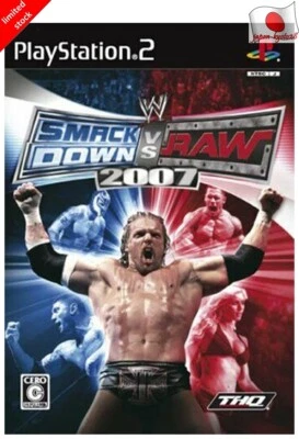 WWE SmackDown! vs. RAW 2007 PS2 THQ Sony Playstation 2 From Japan - Image 1 of 3