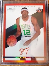 2008-09 Topps Signature Bill Walker Facsimile Red Foil Rookie RC 6/869 #TS-BWA