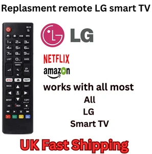 LG TV REMOTE CONTROL REPLACEMENT THAT WORKS WITH ALL LG TV MODELS NEW/OLD UK π - Picture 1 of 10