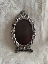 Vintage Wallace Baroque Silver Plated Photo Frame Picture Frame Oval Victorian