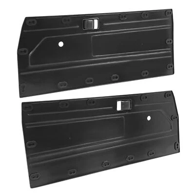 Black ABS Fit 84-87 Toyota Pickup Truck Interior Door Panels Center Section Foto 1 de 4