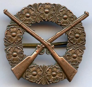 Finland Military Shooting Rifle Badge 1930s 3rd Class 25mm !!! - Picture 1 of 3