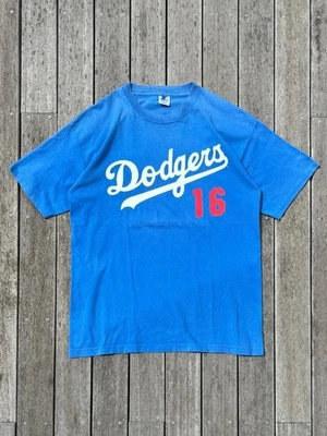 Футболка MLB Dodgers Hideo Nomo 90-е сделано в США размер L хлопок - Изображение 1 из 4