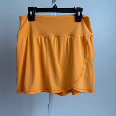 Aerie OFFLINE sz M Orange Skort Built-in Shorts Tennis Pickleball Activewear - Image 1 of 4