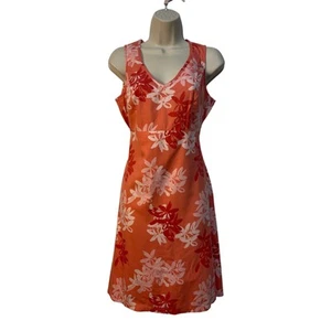 Columbia Sleeveless V-Neck Floral Print Midi/Mini Summer Dress Multicolor Size S - Picture 1 of 8