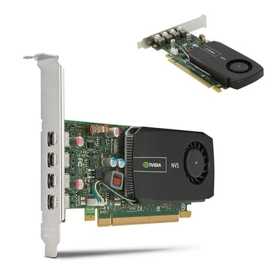 Graphics Video Card LP Nvidia NVS 510 2GB GDDR3 4 X Mini-DP Mini Refurbished - Image 1 of 4