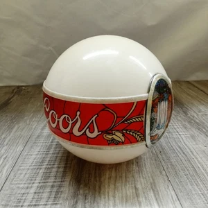 Vintage Adolph Coors Beer Globe Table Lamp REPLACEMENT GLOBE ONLY Plastic - Picture 1 of 12