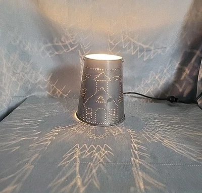 Aquecedor de torta de cobre estampado vintage (lâmpada não incluída) ejeção de luz fabulosa! - Imagem 1 de 4
