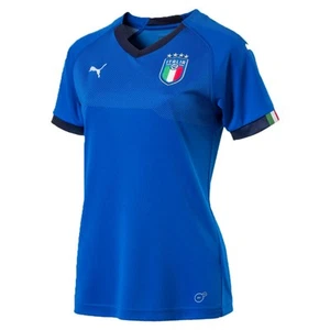 PUMA Italy Womens Football Home Shirt Italia FIGC Ladies Blue Replica Jersey L - Picture 1 of 4