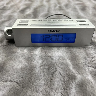 Sony  Alarm Clock Dream Machine ICF-C717PJ AM/FM Radio w/ Projector Tested Works - Image 1 of 4