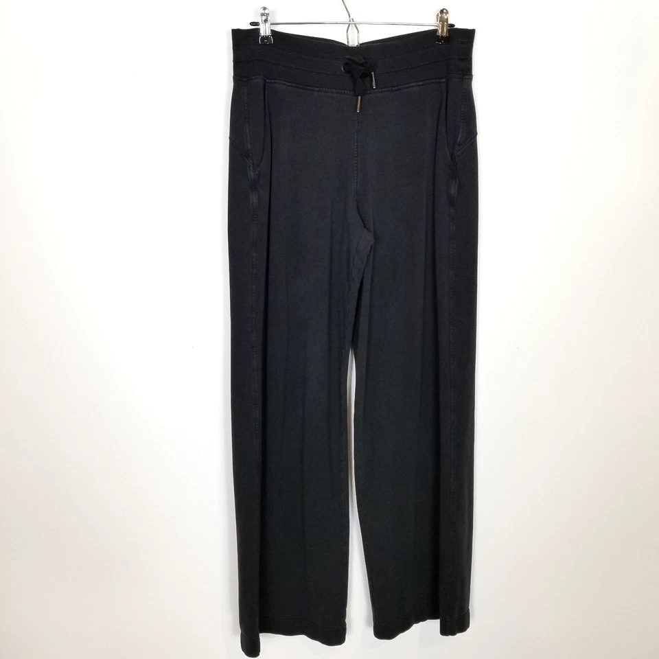 Pantalones deportivos Athleta Balance para mujer negros talla M pierna ancha cordón informales atléticos Foto 1 de 4