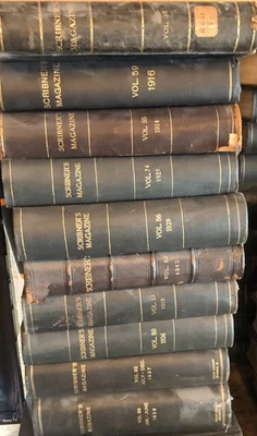 Bound Magazines: Scribner’s DECORATIVE BOOKS Early 1900s PRICE PER BOOK - Image 1 of 4