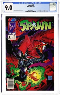 Spawn 1A.N Newsstand Variant CGC 9.0 1992 4011576001 - Image 1 of 2