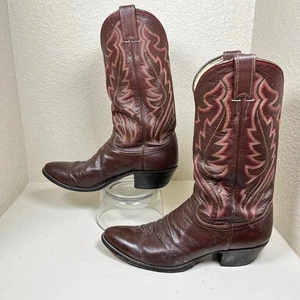 Justin Western Cowboy Boots - brown- size 10.5D - excellent condition  - Picture 1 of 10